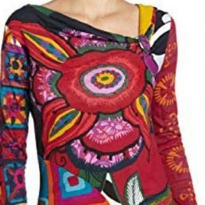 Multicolor Desigual top Rainbow collection